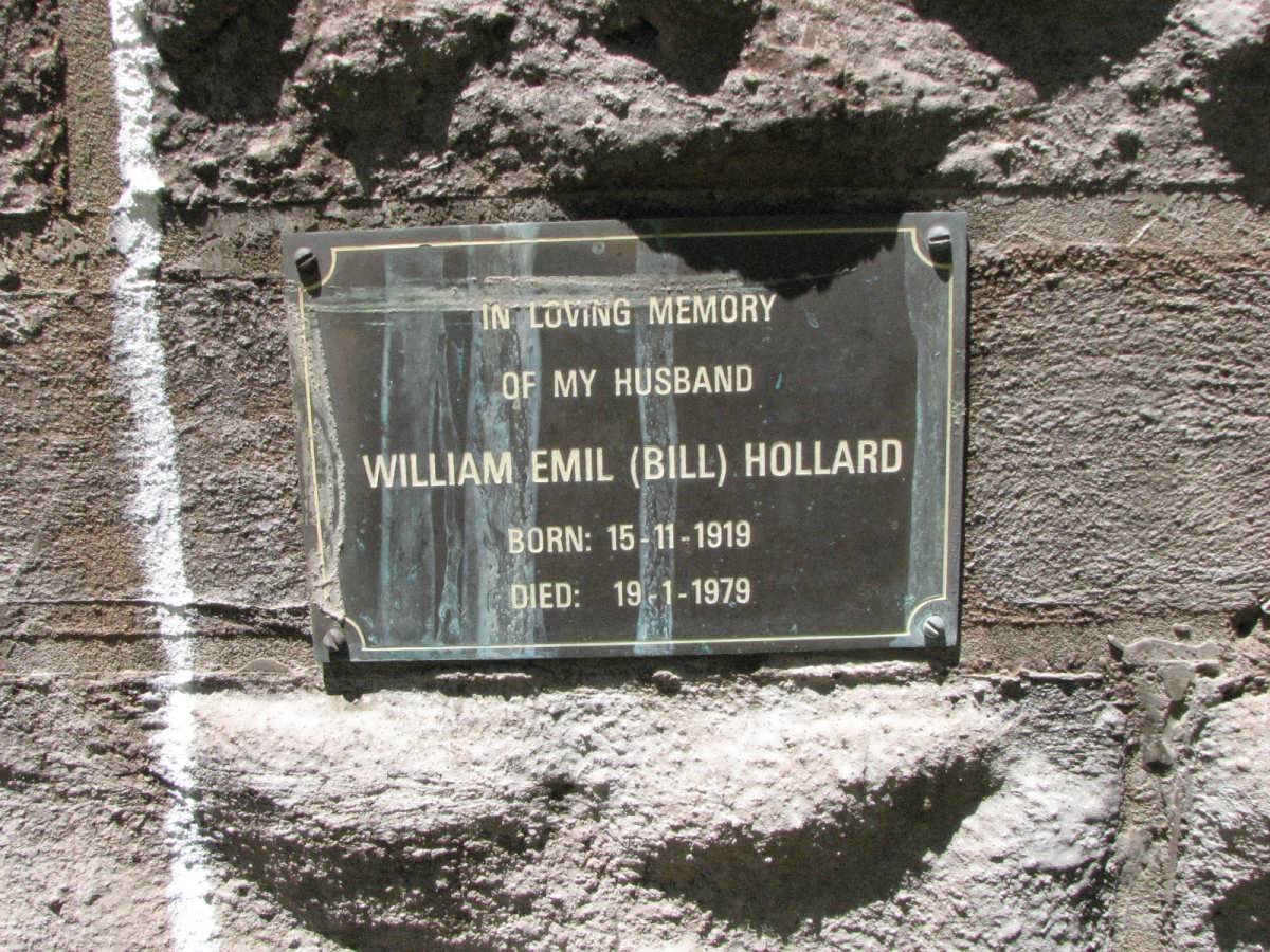 HOLLARD William Emil 1919-1979