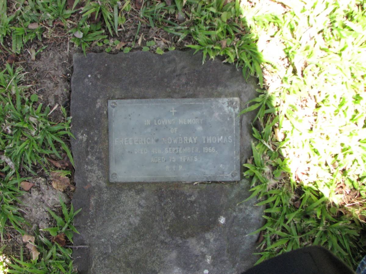 THOMAS Frederick Mowbray -1966