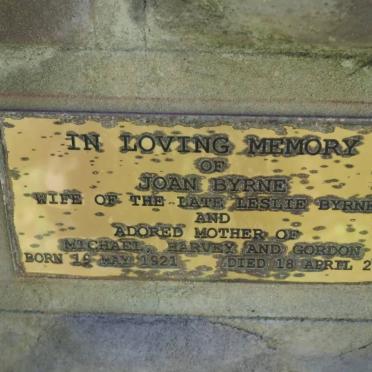 BYRNE Joan 1921-2006
