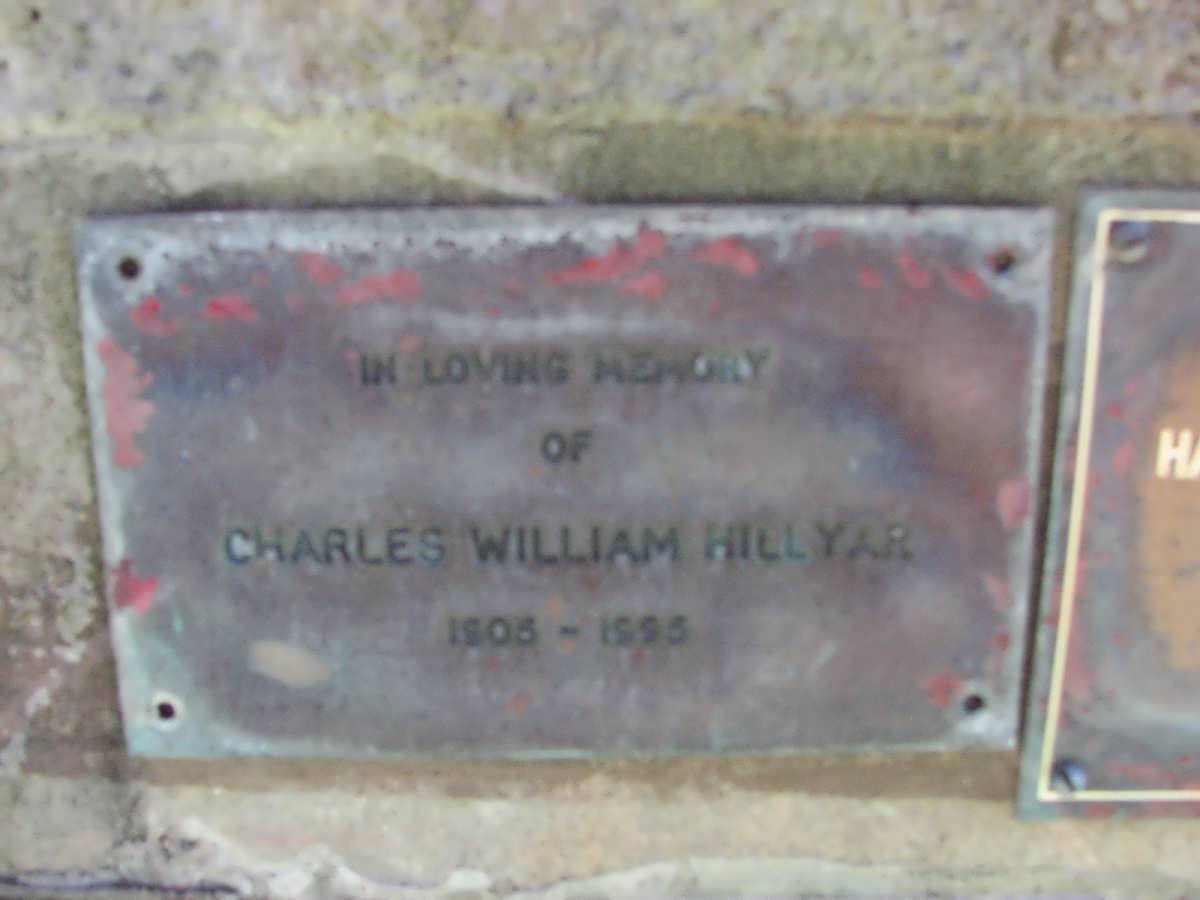 HILLYAR Charles William 1905-1995