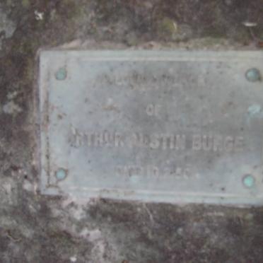 BURGE Arthur Austin -195?