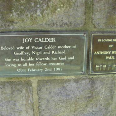 CALDER Joy -1985 :: PAUL Anthony Winston 1942-1992