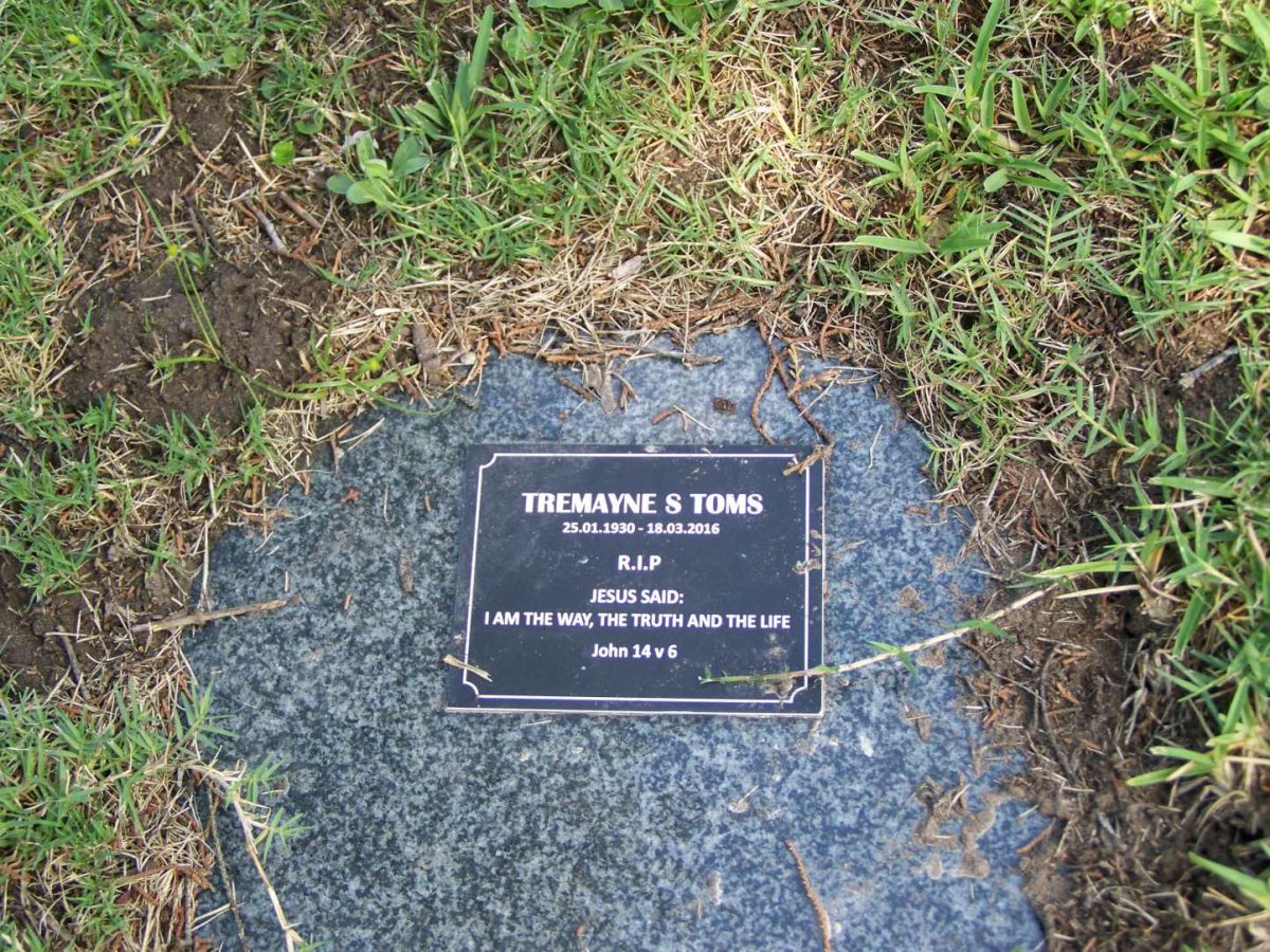TOMS Tremayne S. 1930-2016