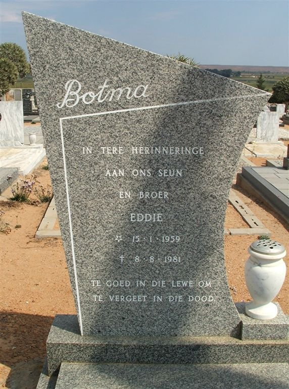 BOTMA Eddie 1959-1981
