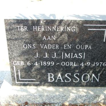 BASSON J.J.J. 1899-1976