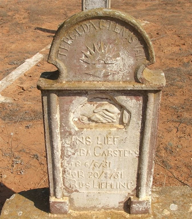 CARSTENS Baba 1931-1931
