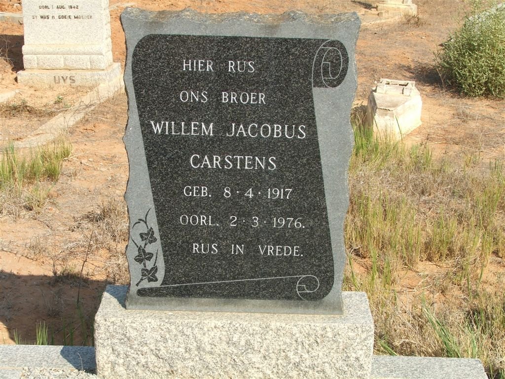 CARSTENS Willem Jacobus 1917-1976