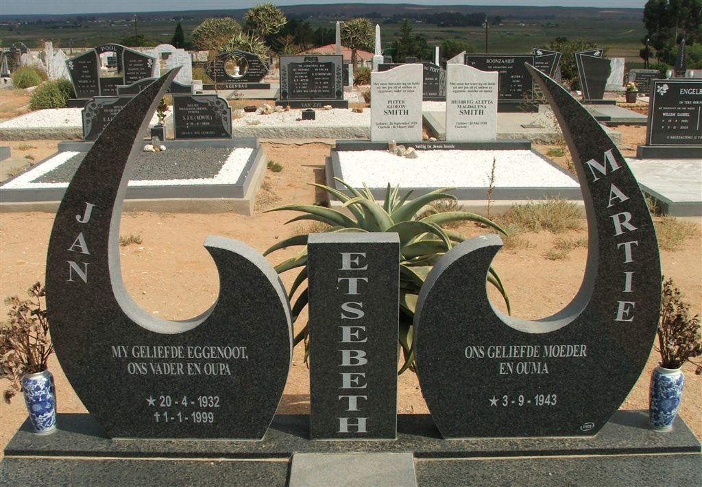 ETSEBETH Jan 1932-1999 &amp; Martie 1943-