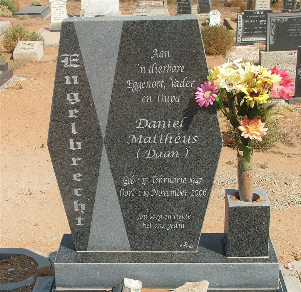 ENGELBRECHT Daniel Matthéus 1947-2006