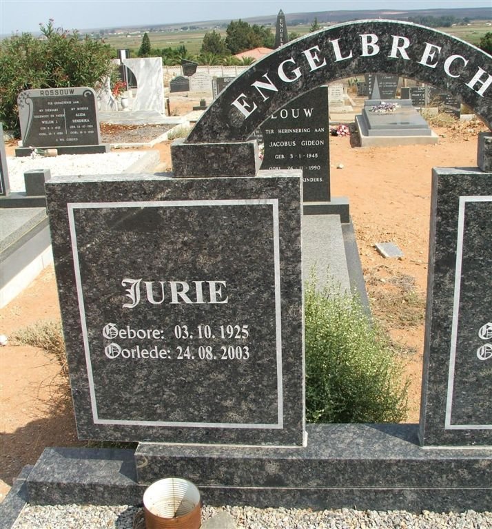 ENGELBRECHT Jurie 1925-2003