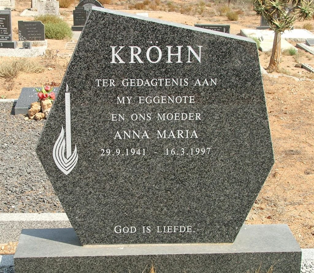 KRÖHN Anna Maria 1941-1997