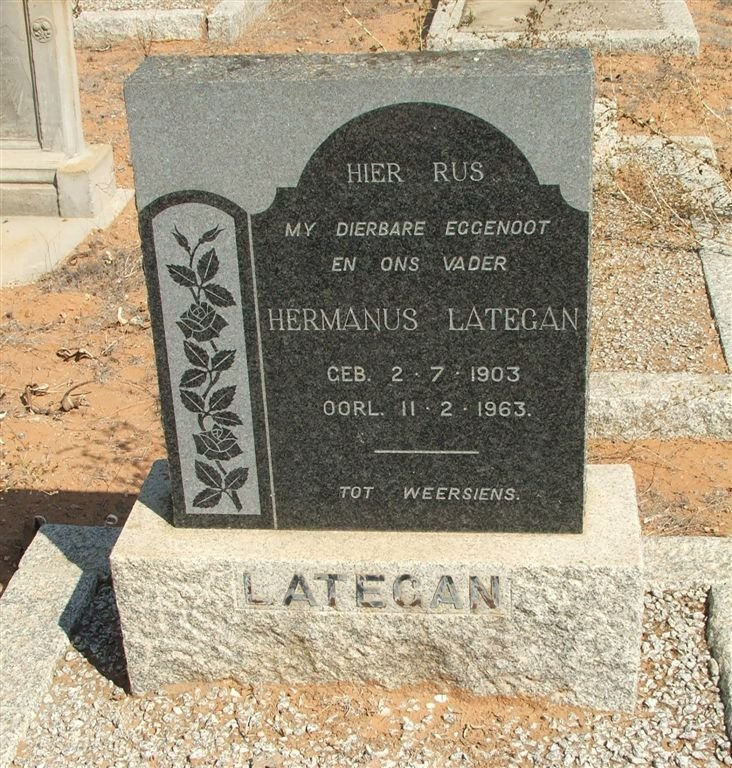 LATEGAN Hermanus 1903-1963