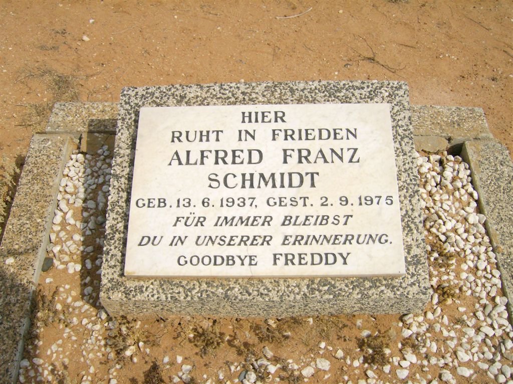 SCHMIDT Alfred Franz 1937-1975