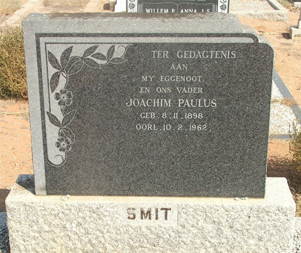 SMIT Joachim Paulus 1898-1962