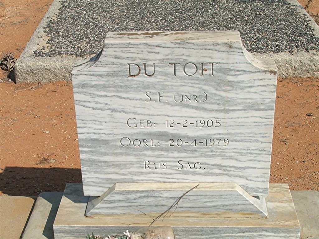 TOIT S.F., du 1905-1979