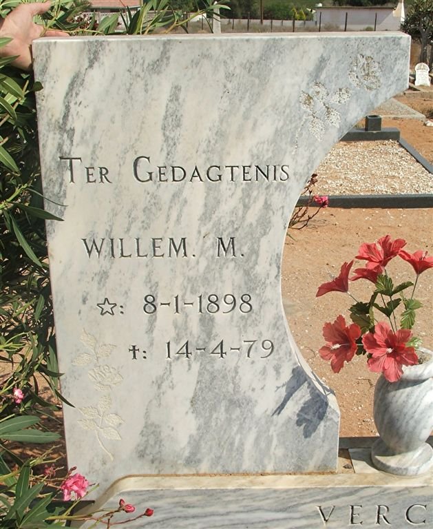 VERCUIL Willem M.1898-1979