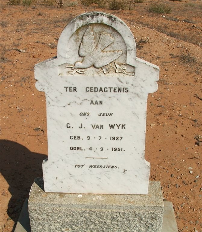 WYK G.J., van 1927-1951