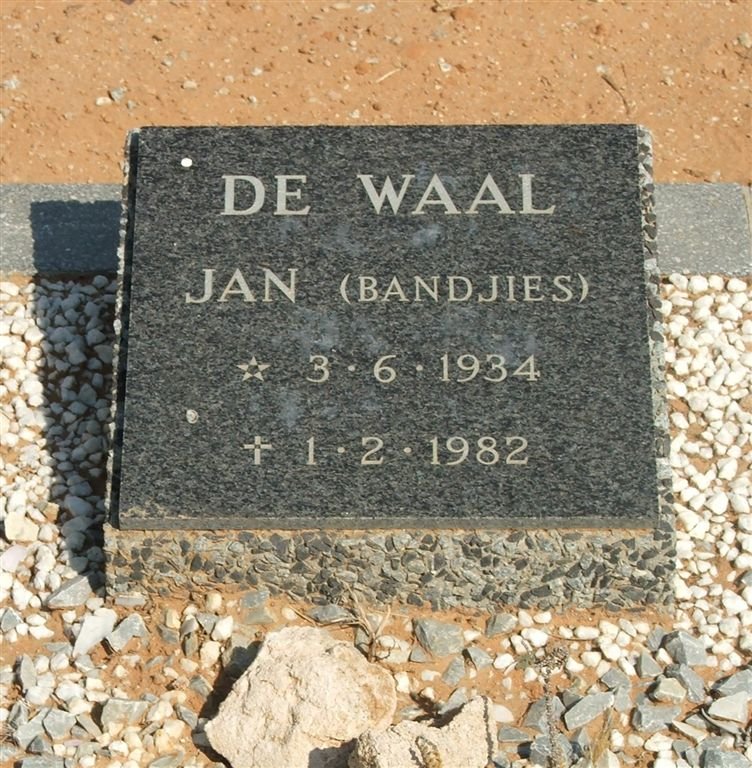 WAAL Jan, de 1934-1982