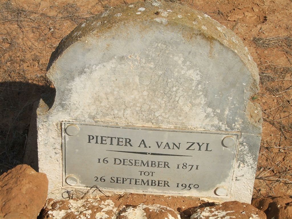 ZYL Pieter A., van 1871-1950
