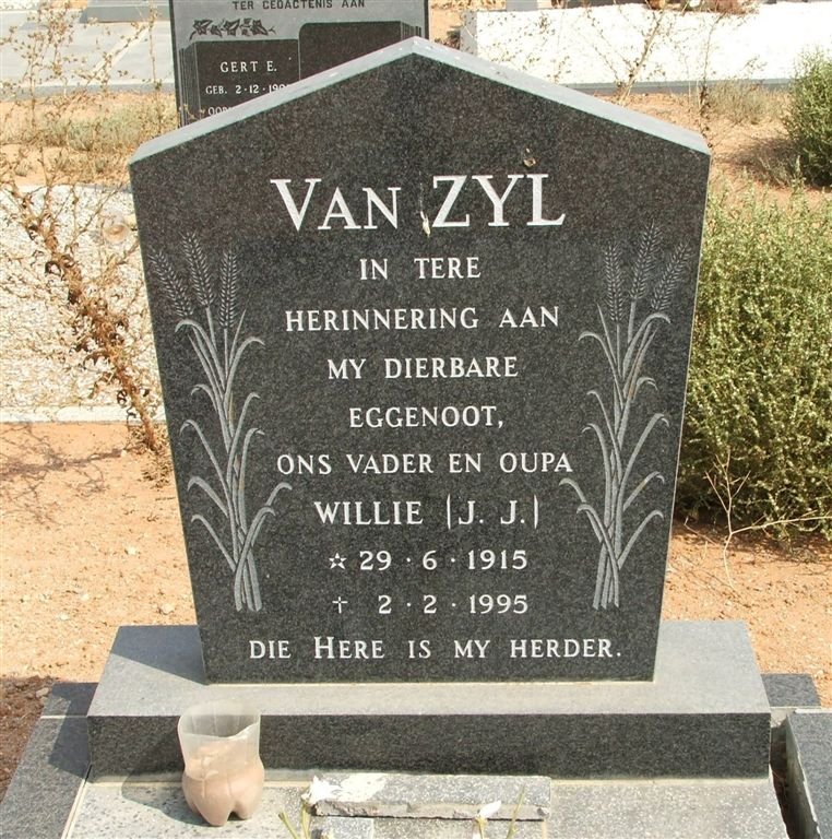 ZYL J.J., van 1915-1995