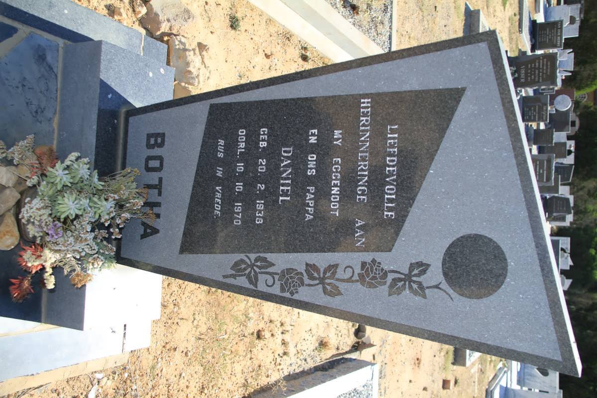 BOTHA Daniel 1938-1970