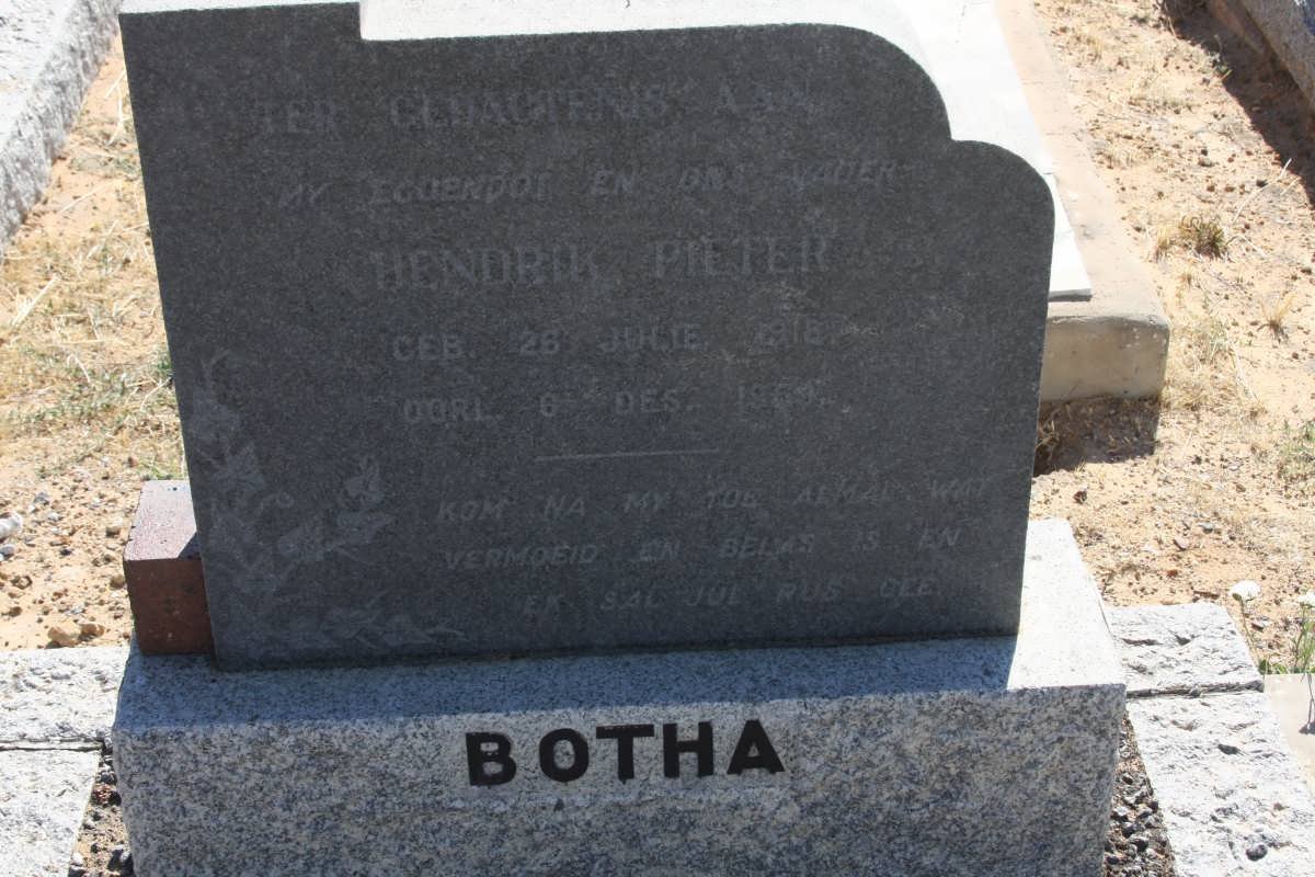 BOTHA Hendrik Pieter 1918-19??