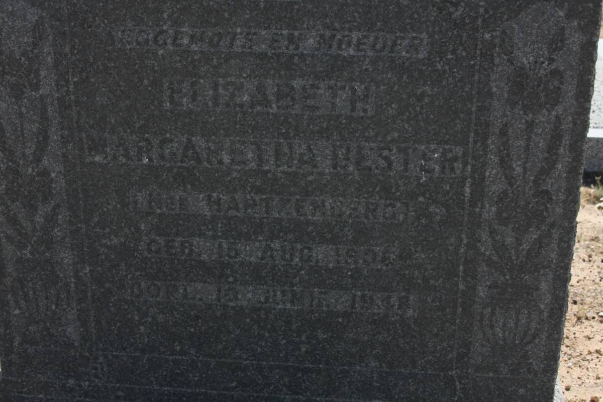 BESTER Elizabeth Margaretha nee HARTZENBERG 1908-1948