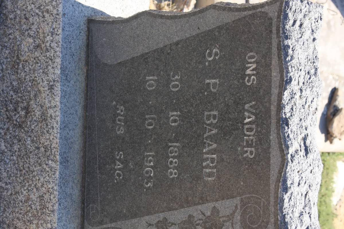 BAARD S.P. 1888-1963