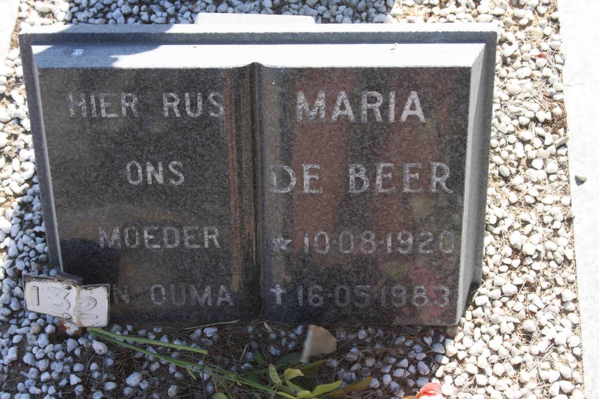 BEER Maria, de 1920-1983