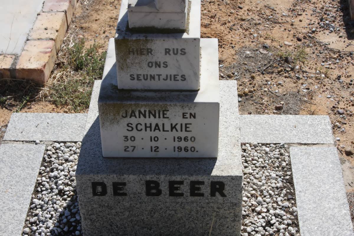 BEER Jannie, de 1960-1960 :: DE BEER Schalkie 1960-1960