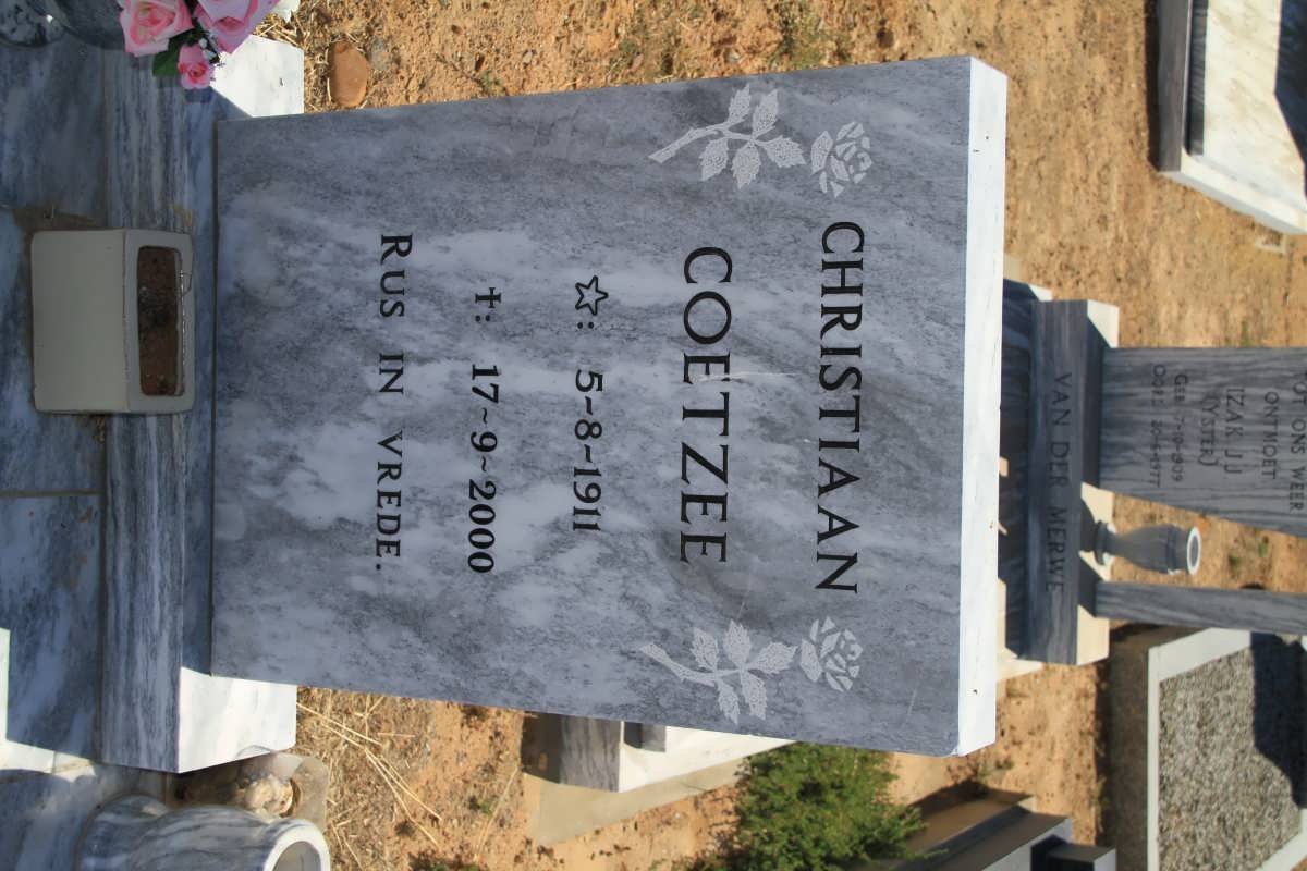 COETZEE Christiaan 1911-2000