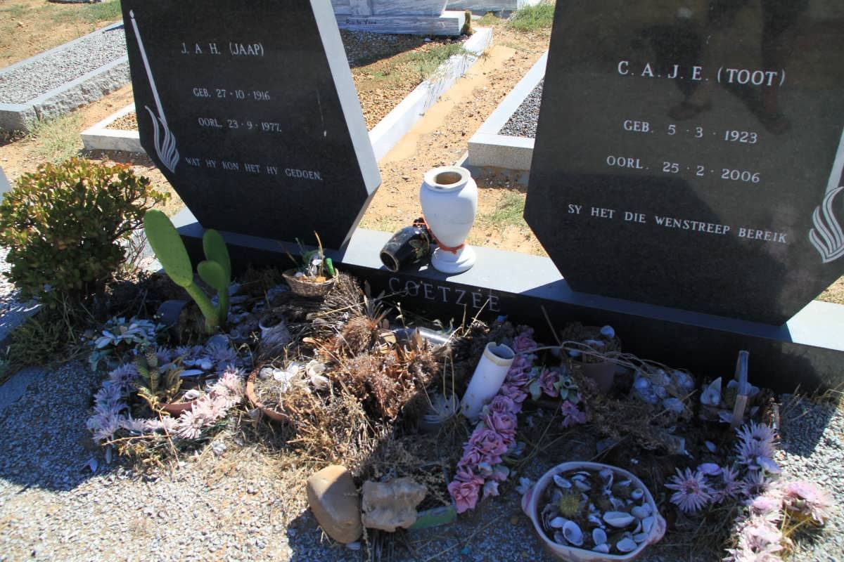 COETZEE J.A.H. 1916-1977 &amp; C.A.J.E. 1923-2006