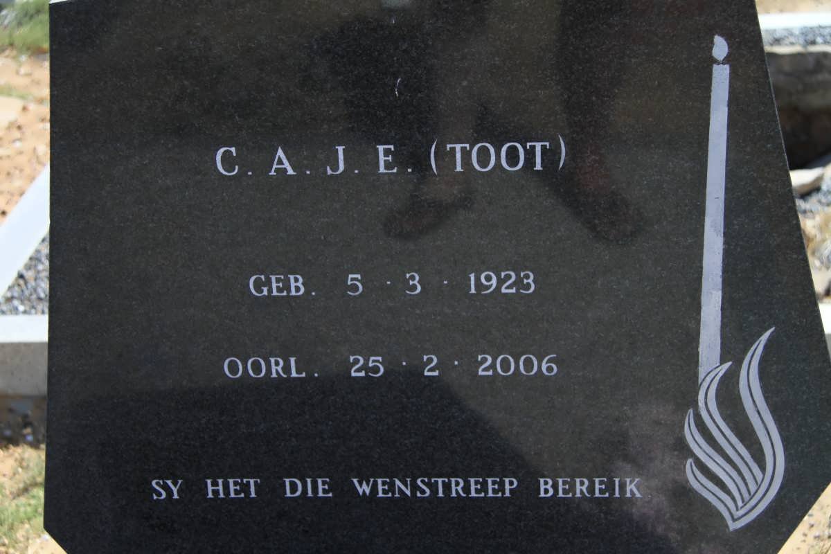 COETZEE C.A.J.E. 1923-2006