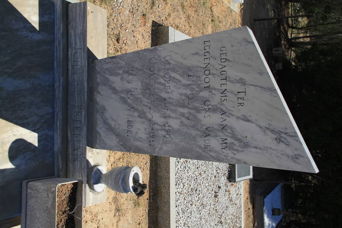 FREEMAN John M.C. 1904-1981