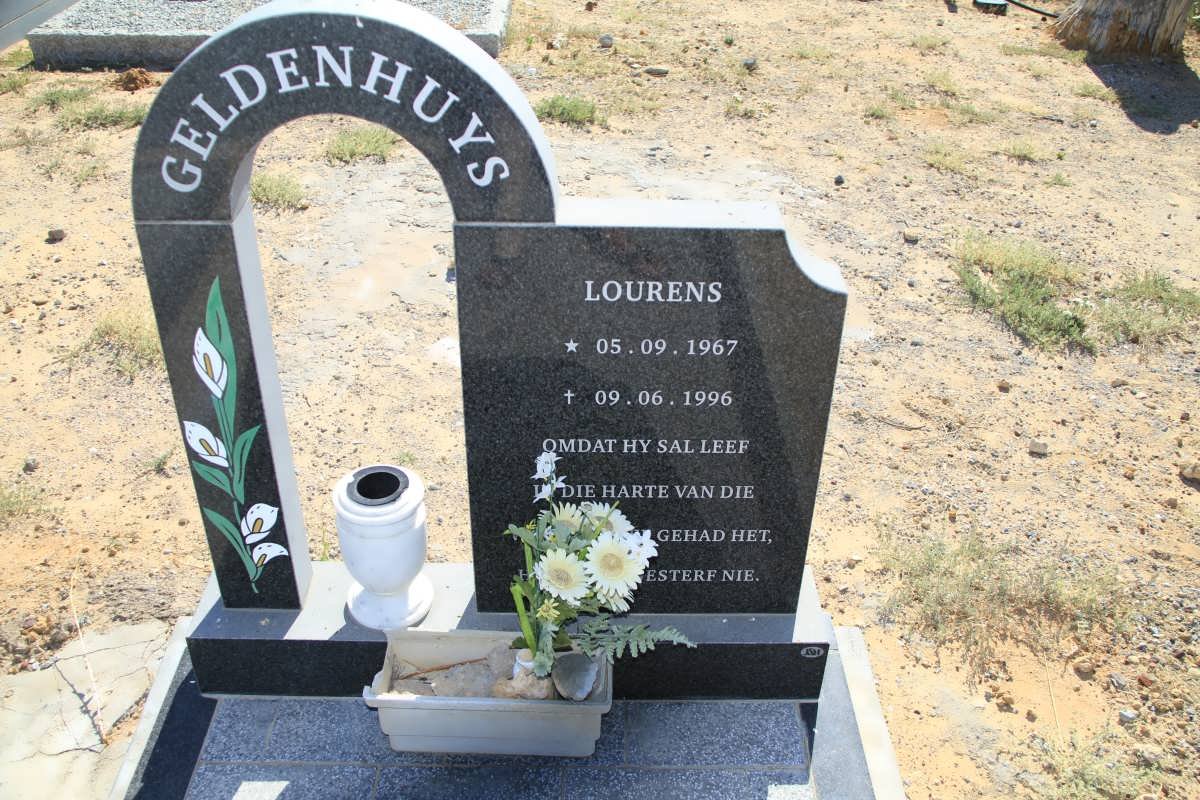 GELDENHUYS Lourens 1967-1996