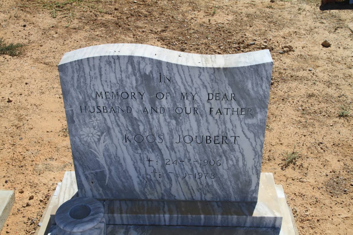 JOUBERT Koos 1906-1978