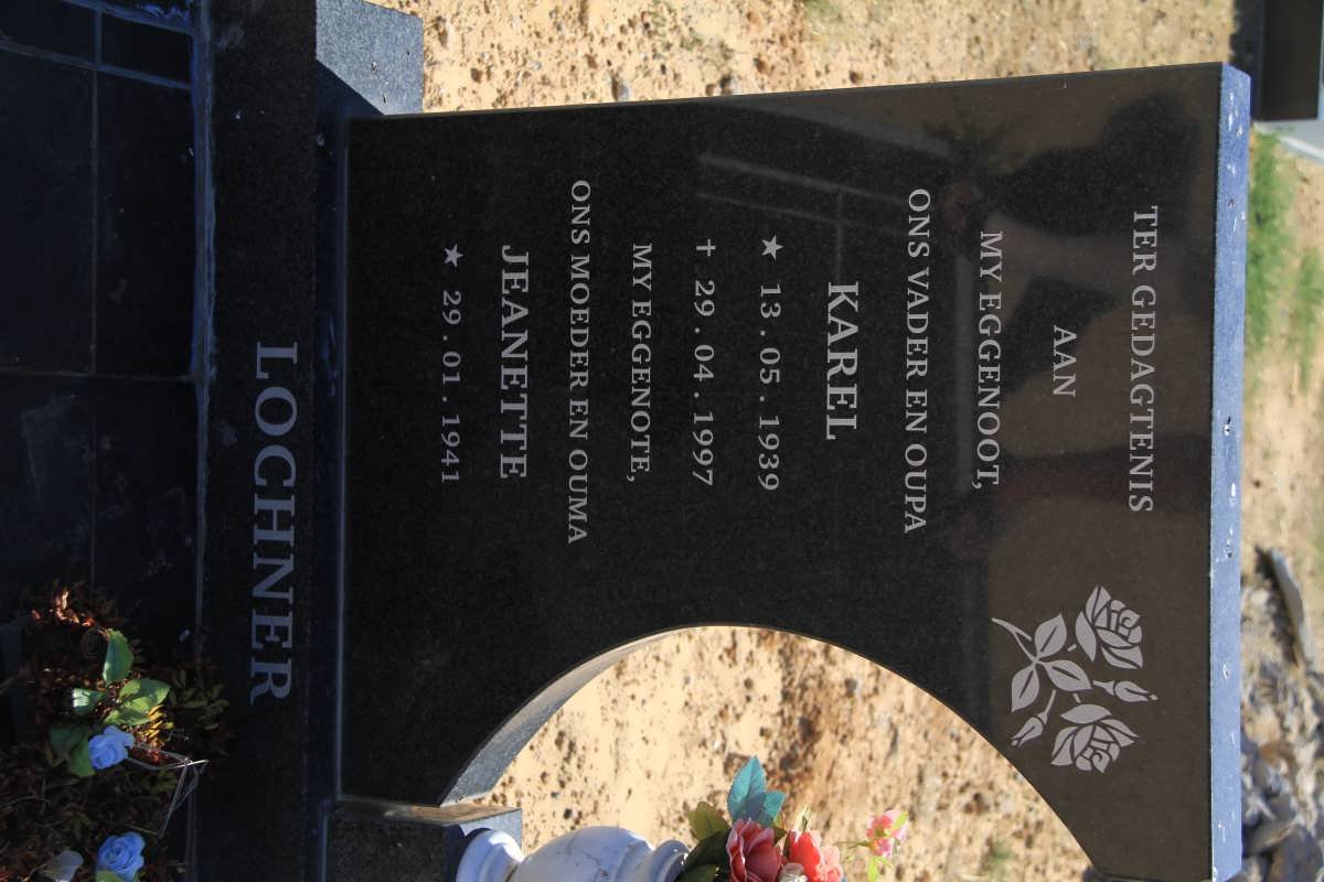 LOCHNER Karel 1939-1997 &amp; Jeanette 1941-