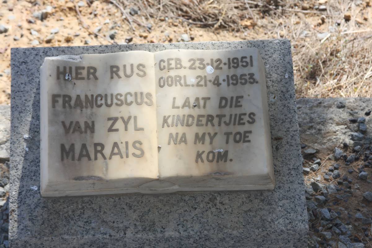 MARAIS Francuscus Van Zyl 1951-1953