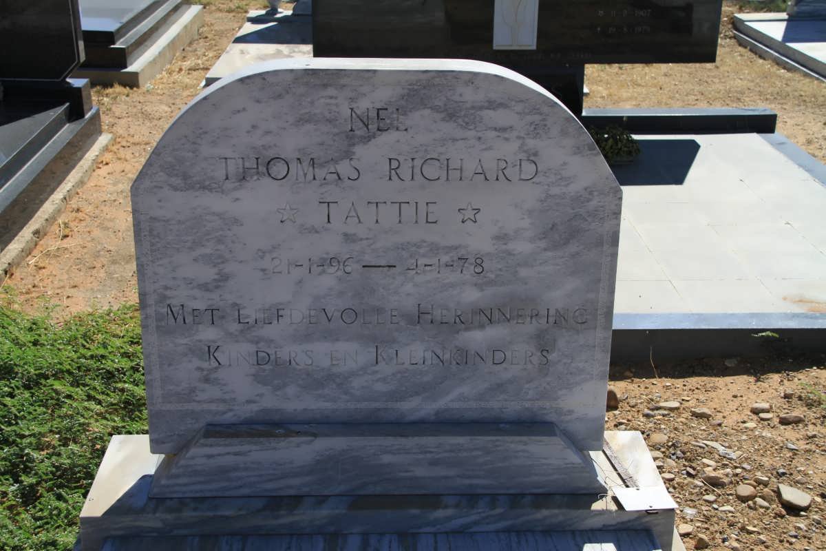 NEL Thomas Richard 1896-1978