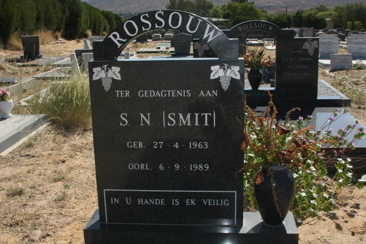 ROSSOUW S.N. 1963-1989
