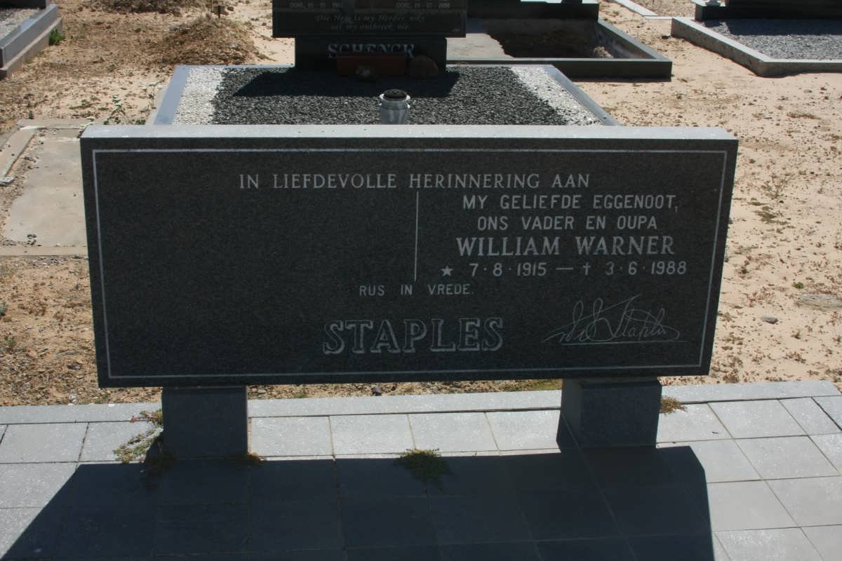 STAPLES William Warner 1915-1988