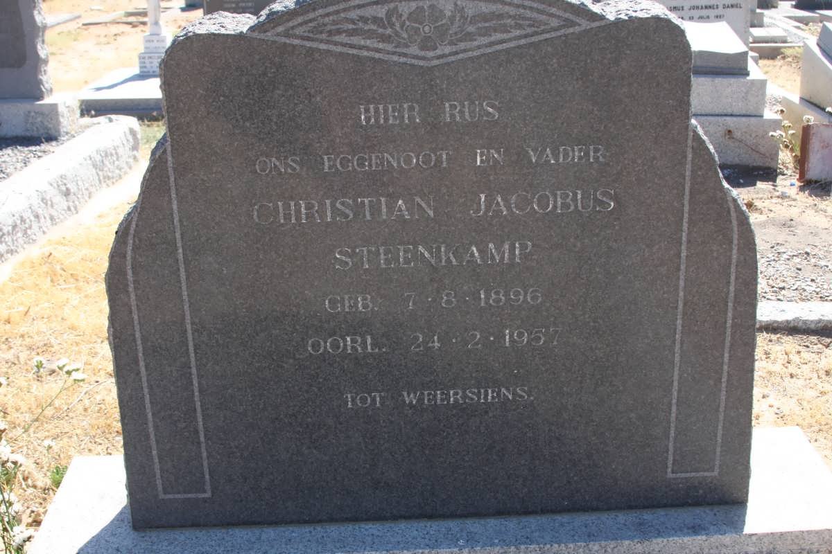 STEENKAMP Christian Jacobus 1896-1957