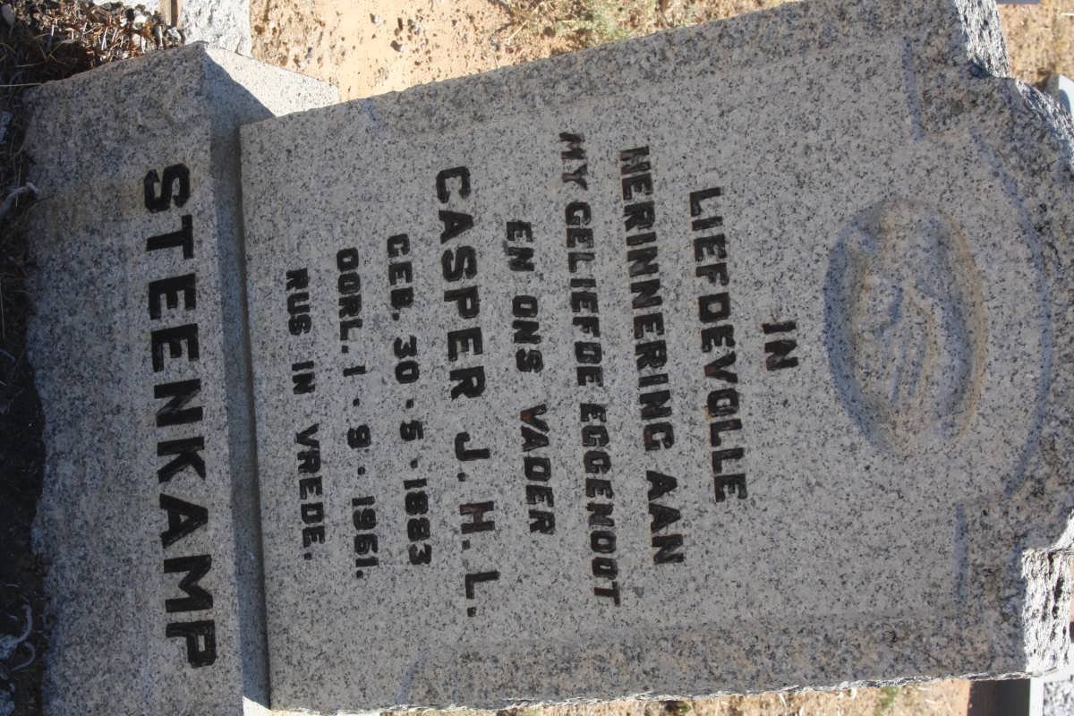 STEENKAMP Casper J.H.L. 1883-1961