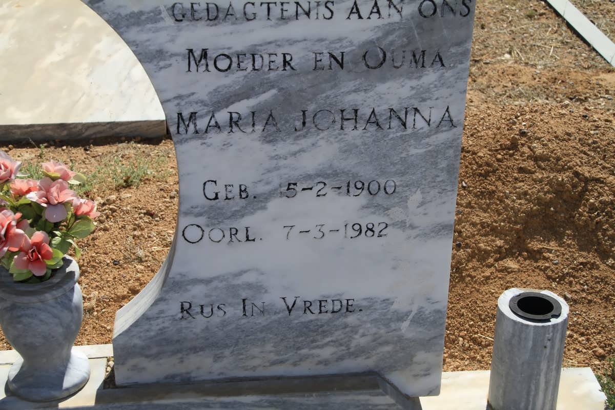 SPREETH Maria Johanna 1900-1982