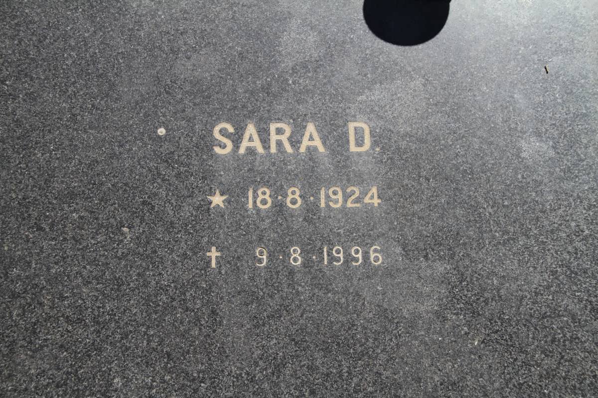 SMIT Sara D. 1924-1996