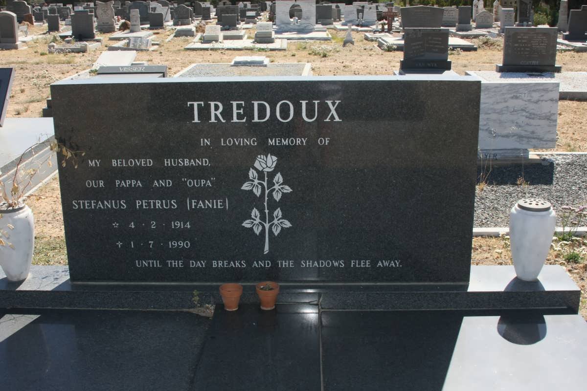 TREDOUX Stefanus Petrus 1914-1990
