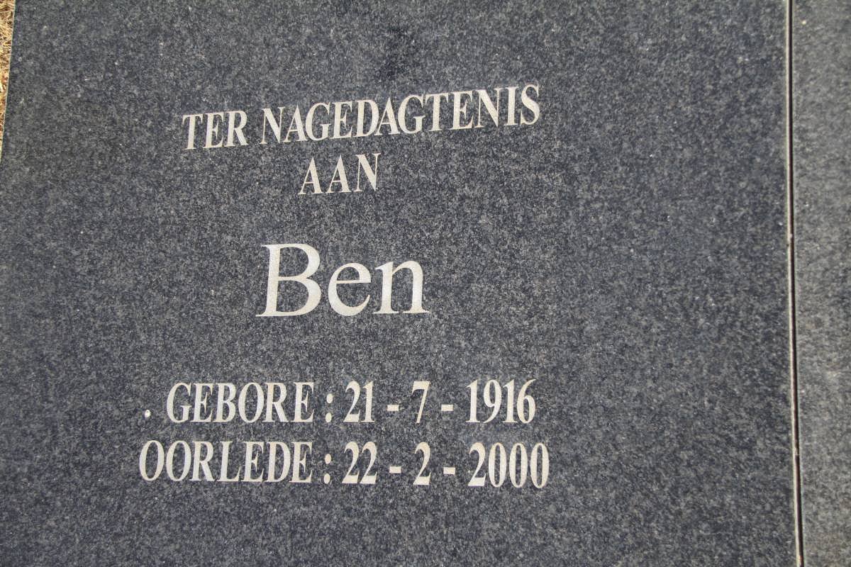 THIART Ben 1916-2000
