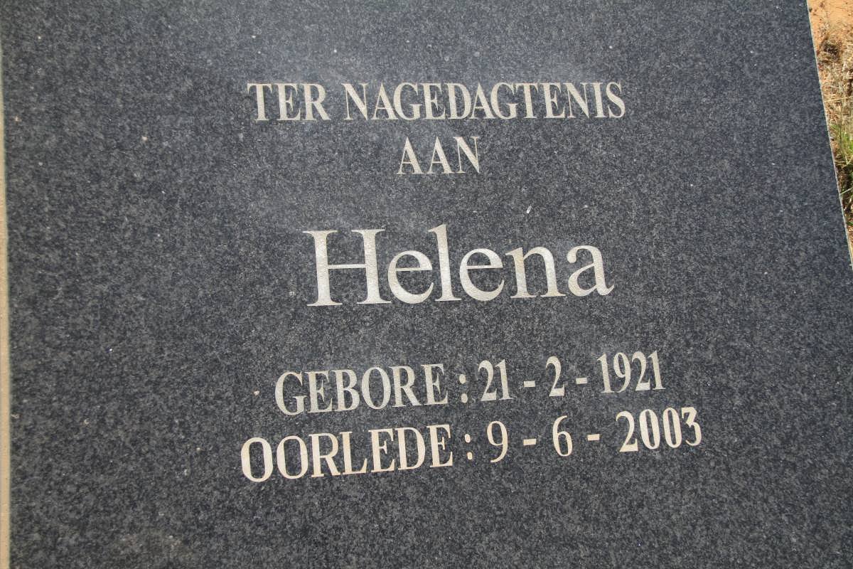 THIART Helena 1921-2003