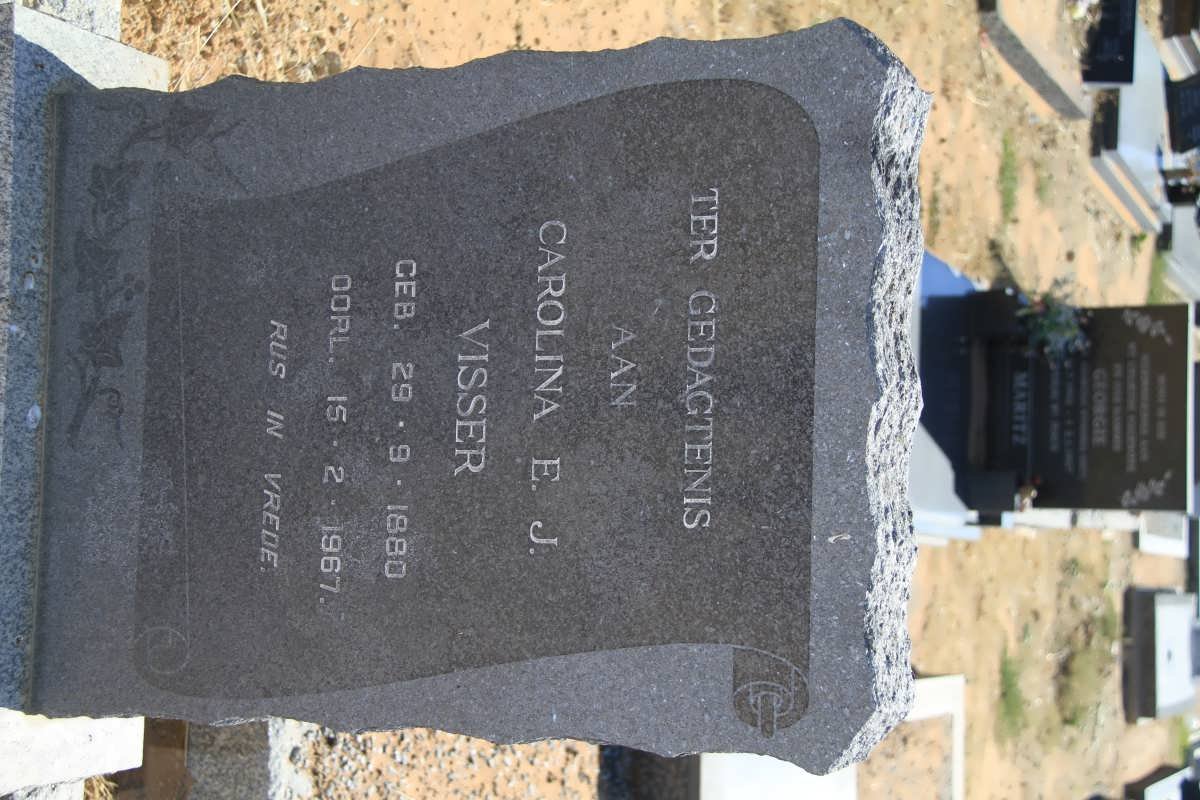 VISSER Carolina E.J. 1880-1967