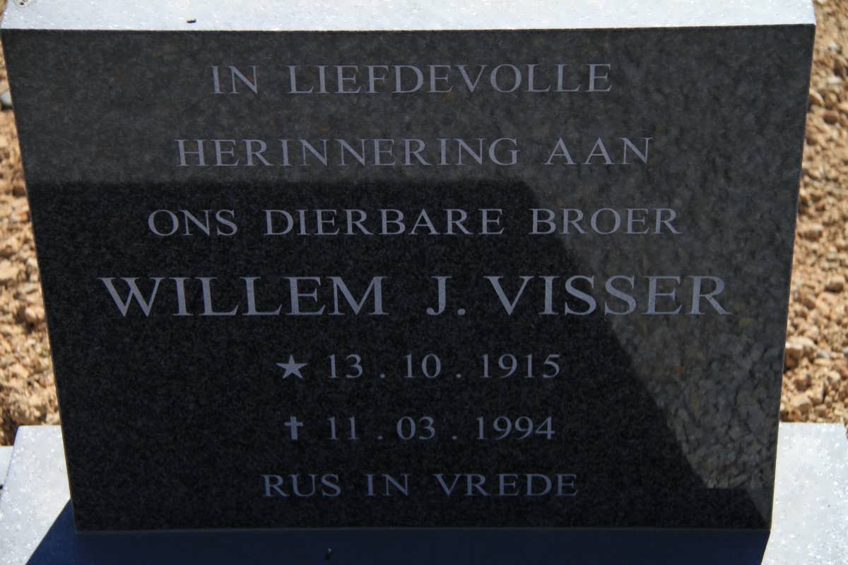 VISSER Willem J. 1915-1994